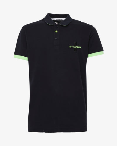 Polo piquet con logo davanti