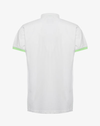 Polo piquet con logo davanti