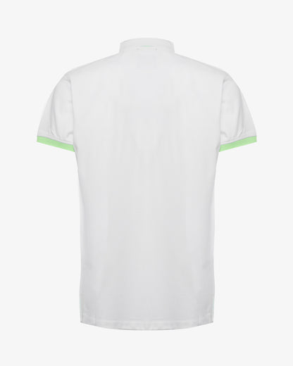 Polo piquet con logo davanti