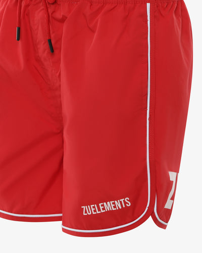 Costume con stampa sul retro