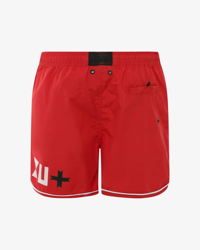 Costume con stampa sul retro