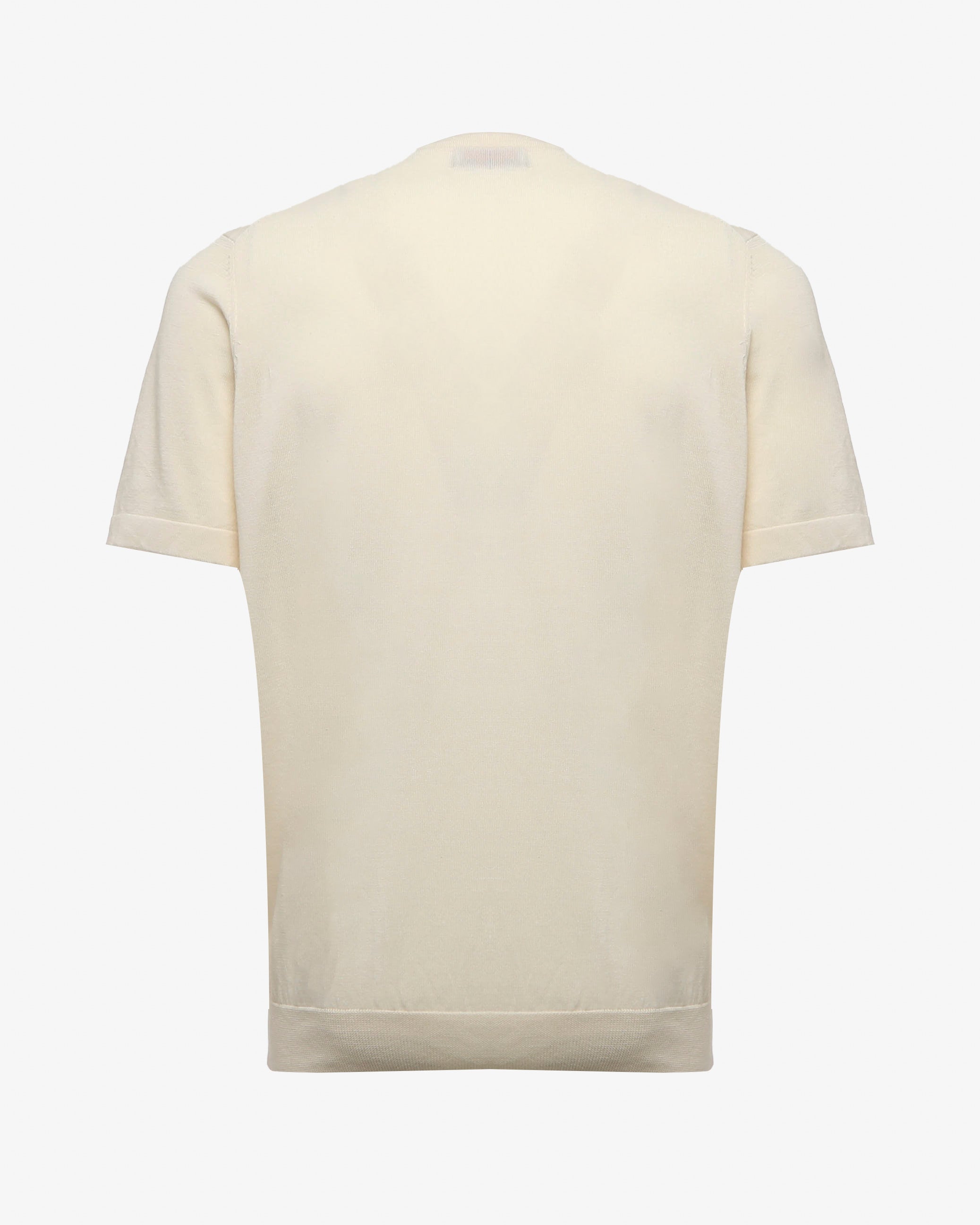 T-shirt in maglia maniche corte girocollo