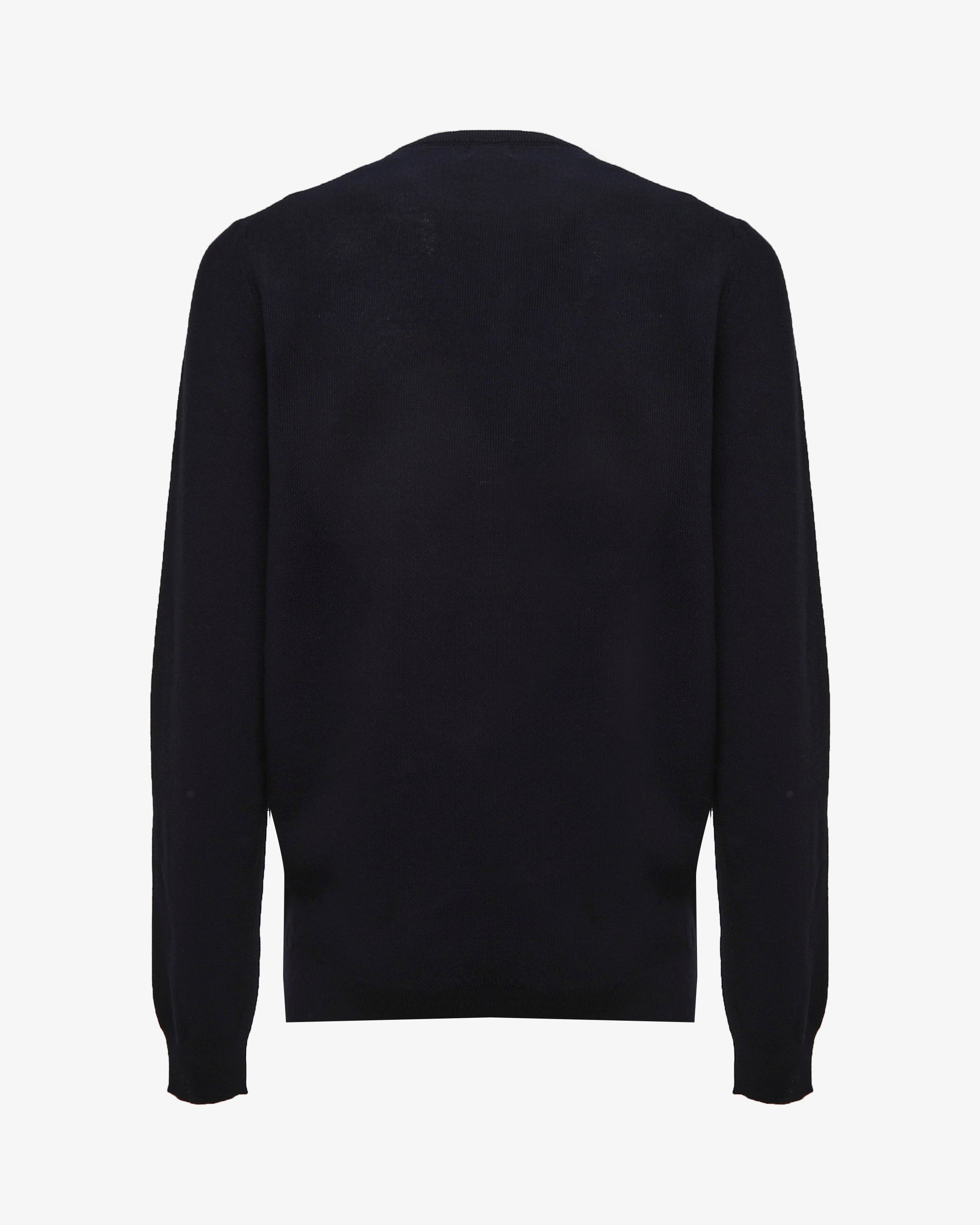 Maglia girocollo con polsini