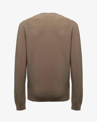 Maglia girocollo con polsini