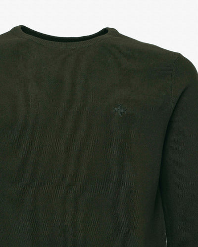 Maglia girocollo con polsini