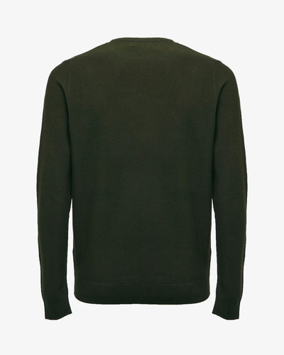 Maglia girocollo con polsini