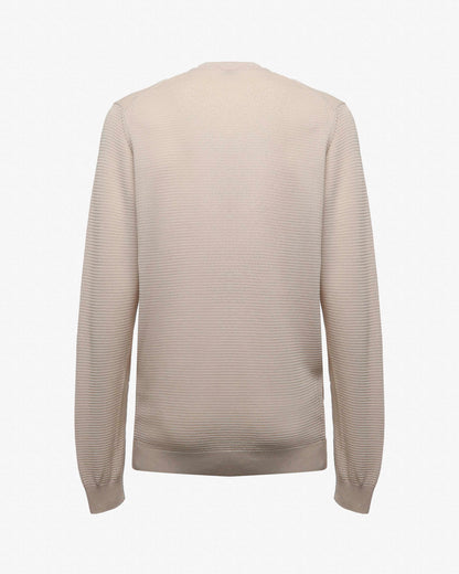 Maglia girocollo con logo ricamato