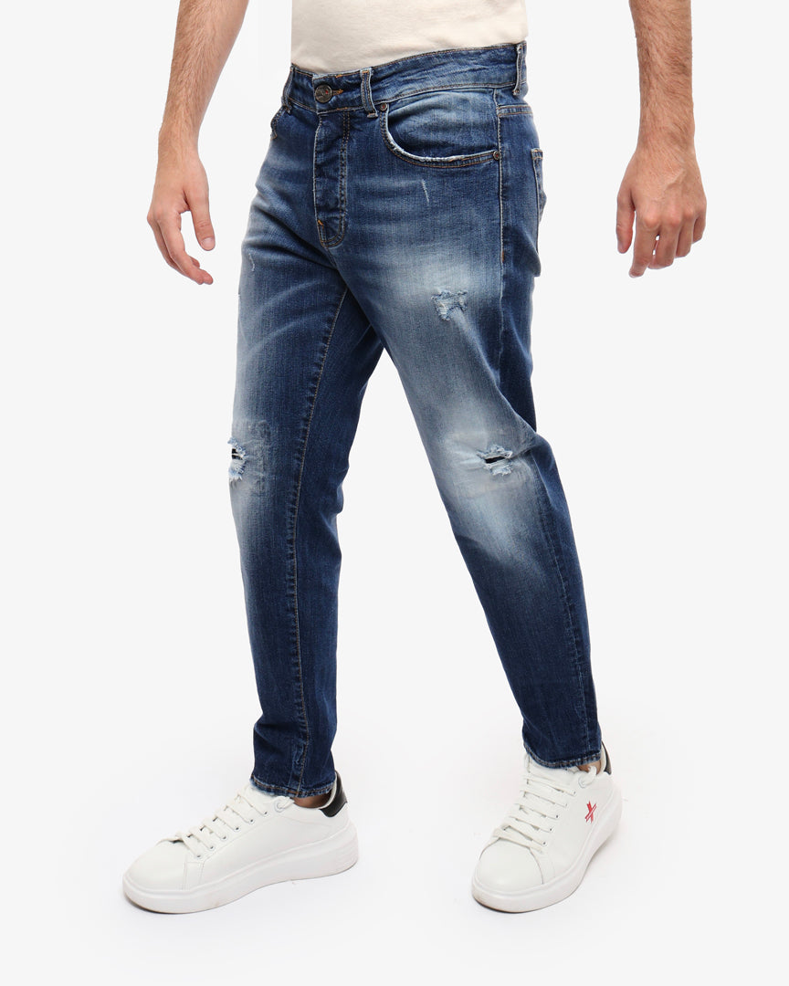 Jeans cropped capri fit