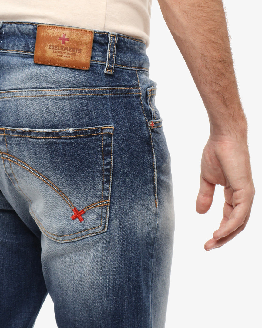 Jeans cropped capri fit