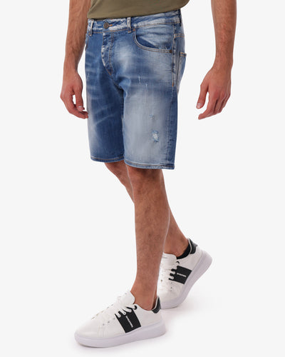 Bermuda jeans relaxed fit