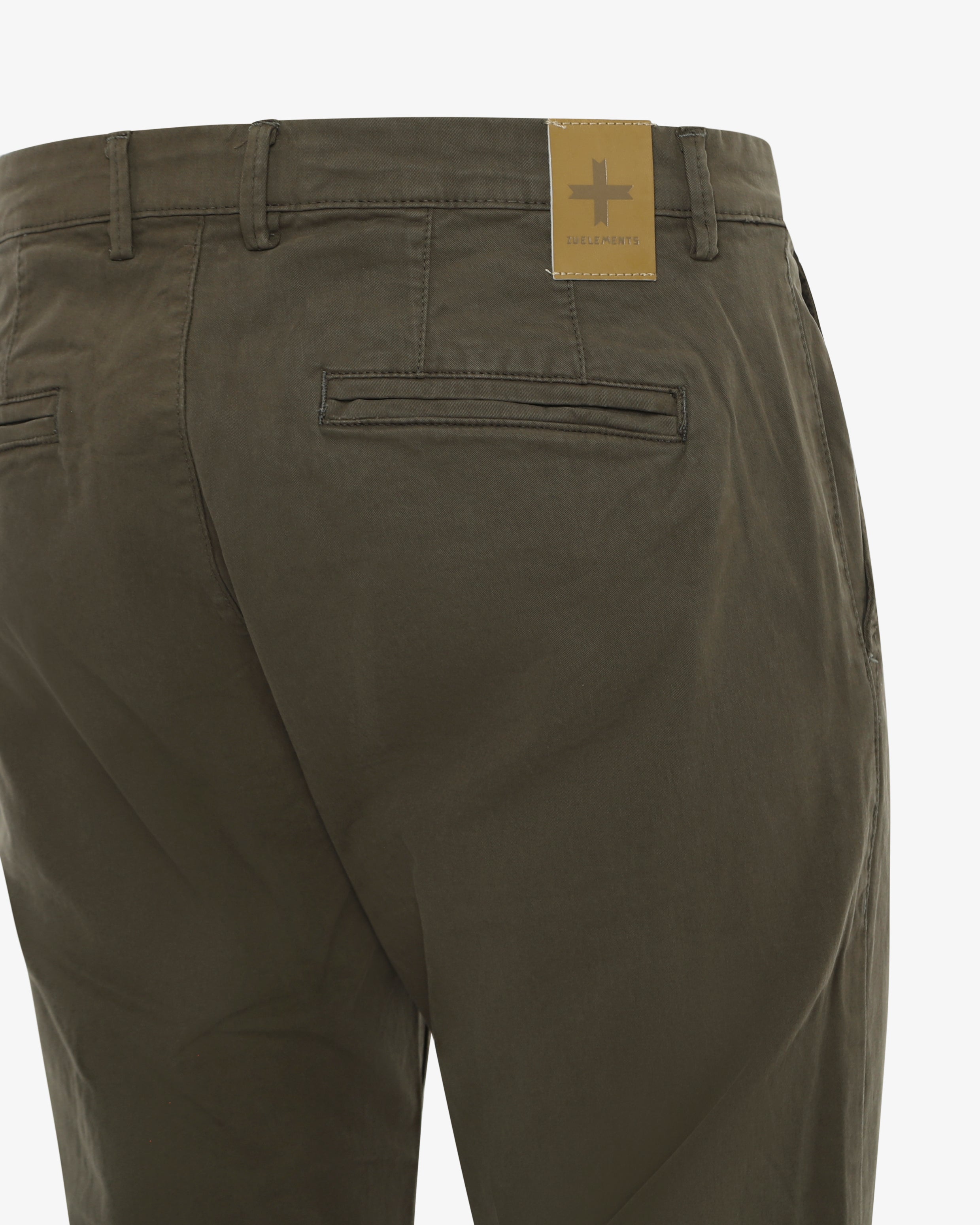 Pantaloni chino con ricamo sul retro