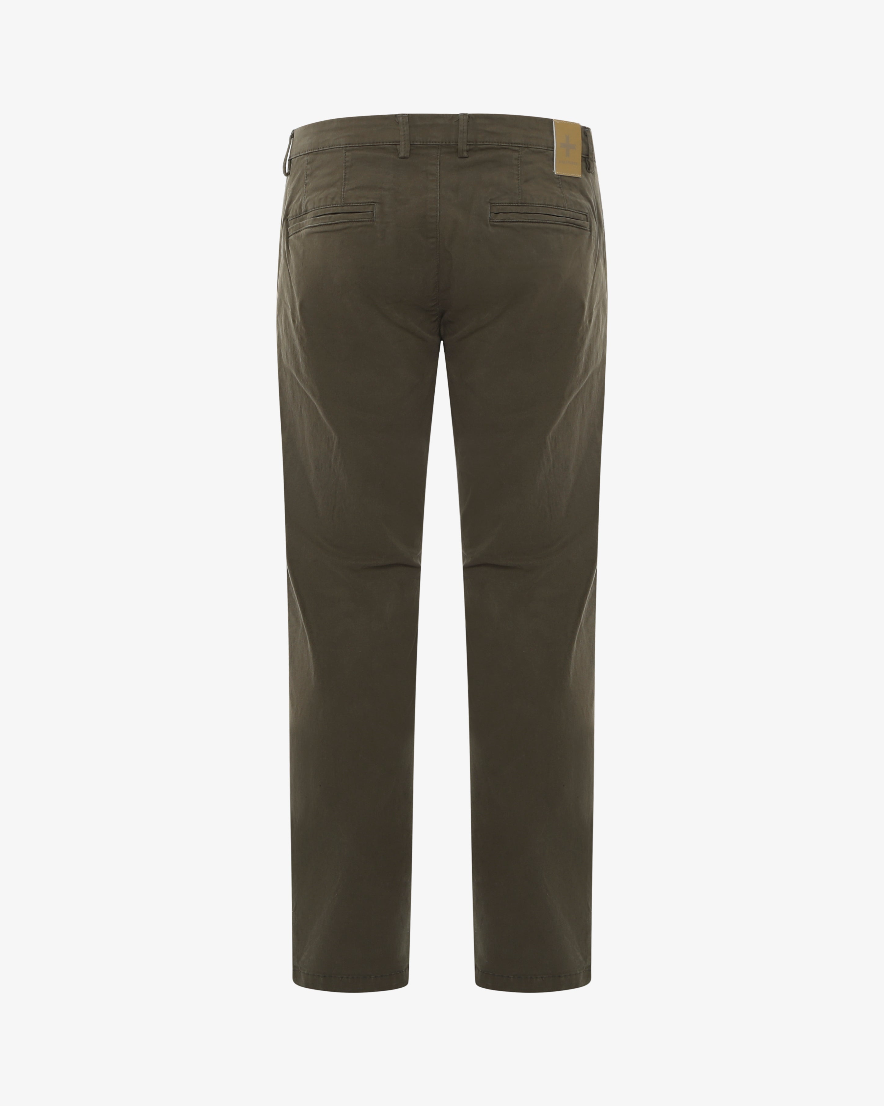 Pantaloni chino con ricamo sul retro