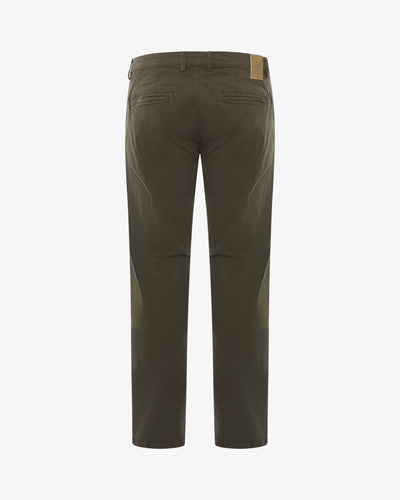 Pantaloni chino slim fit con dettagli logati