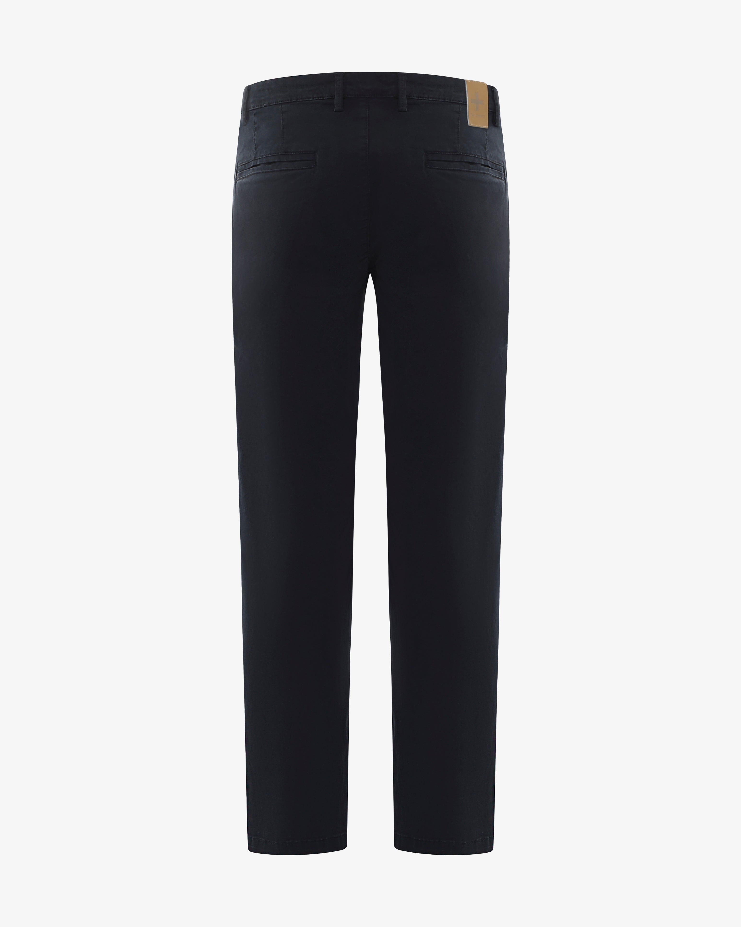 Pantaloni chino con ricamo sul retro