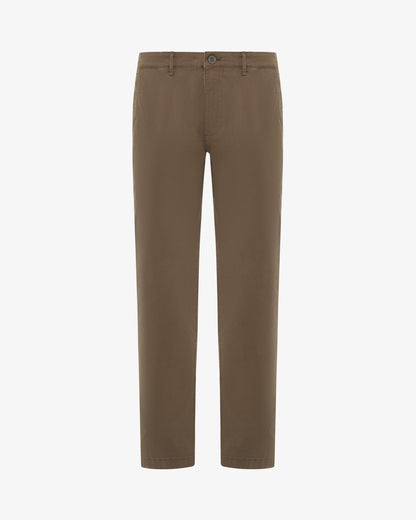 Pantaloni chino con ricamo sul retro