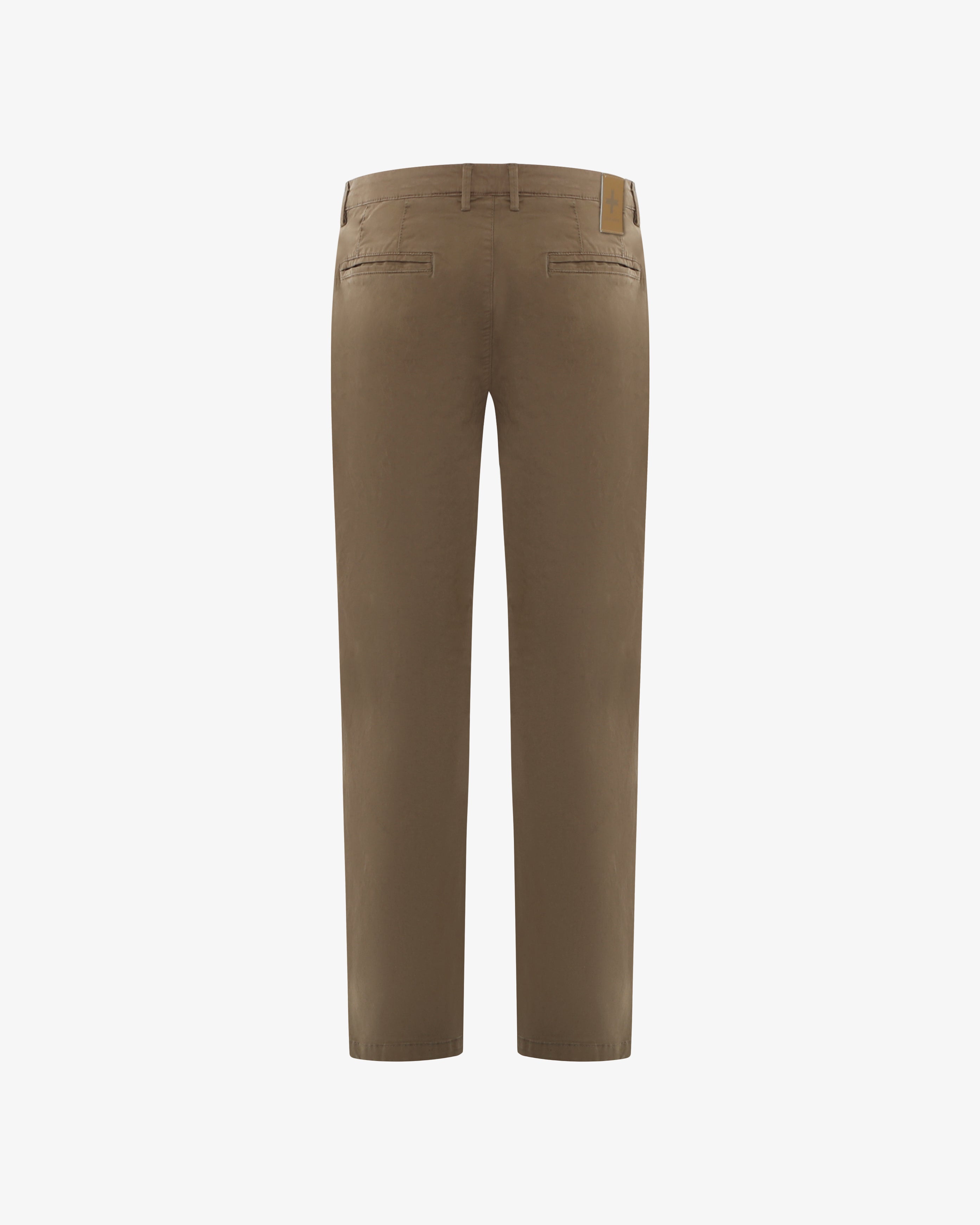 Pantaloni chino con ricamo sul retro