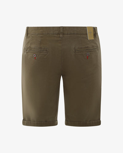 Bermuda chino con ricamo sul retro