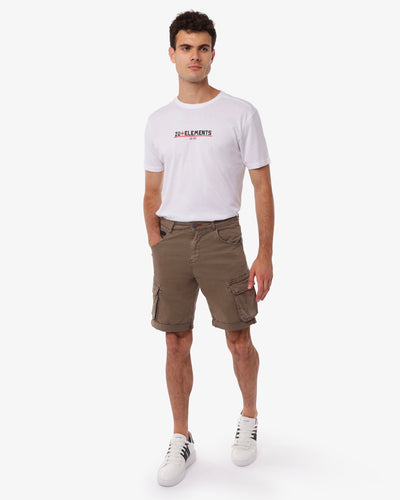 Bermuda con ricamo sul retro