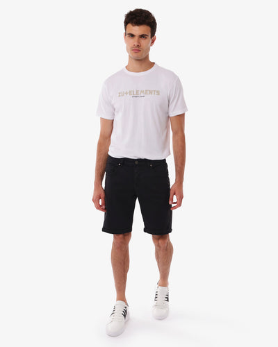 Bermuda in denim bull slim fit