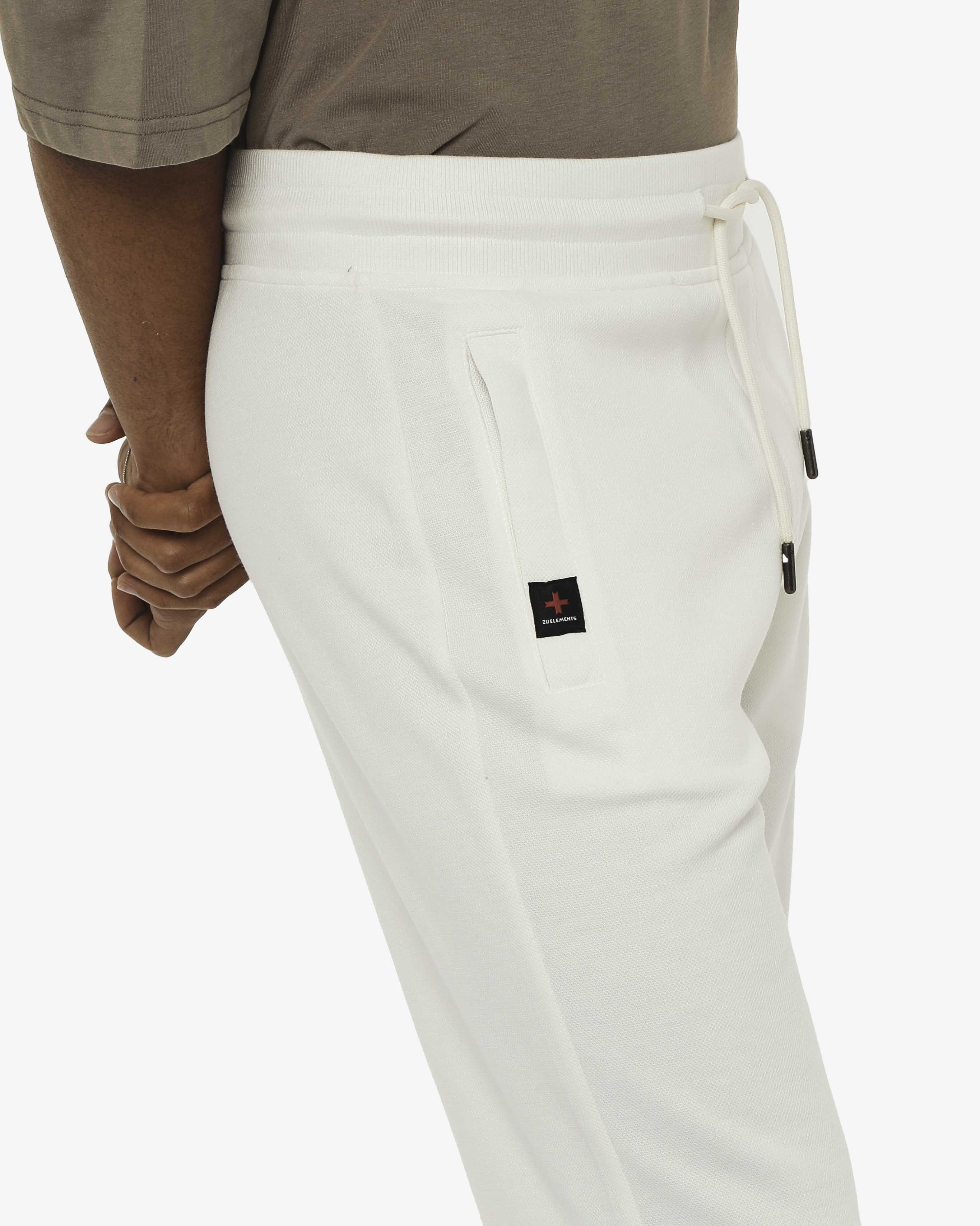 Bermuda felpa in piquet, tasche con zip, stampa laterale