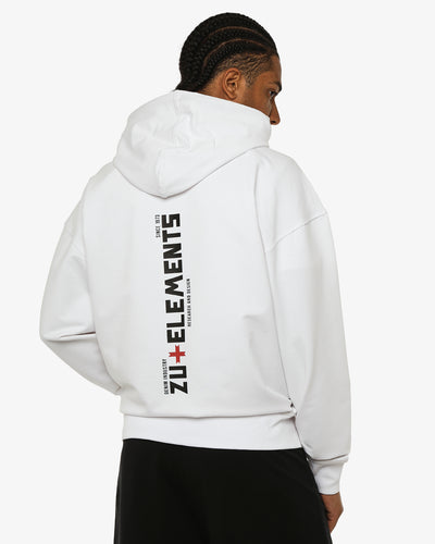 Felpa zip con cappuccio, logo stampato sul davanti e dietro, interno cappuccio in mesh