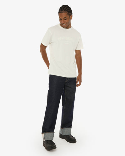 T-shirt girocollo maniche corte con applicazione frontale