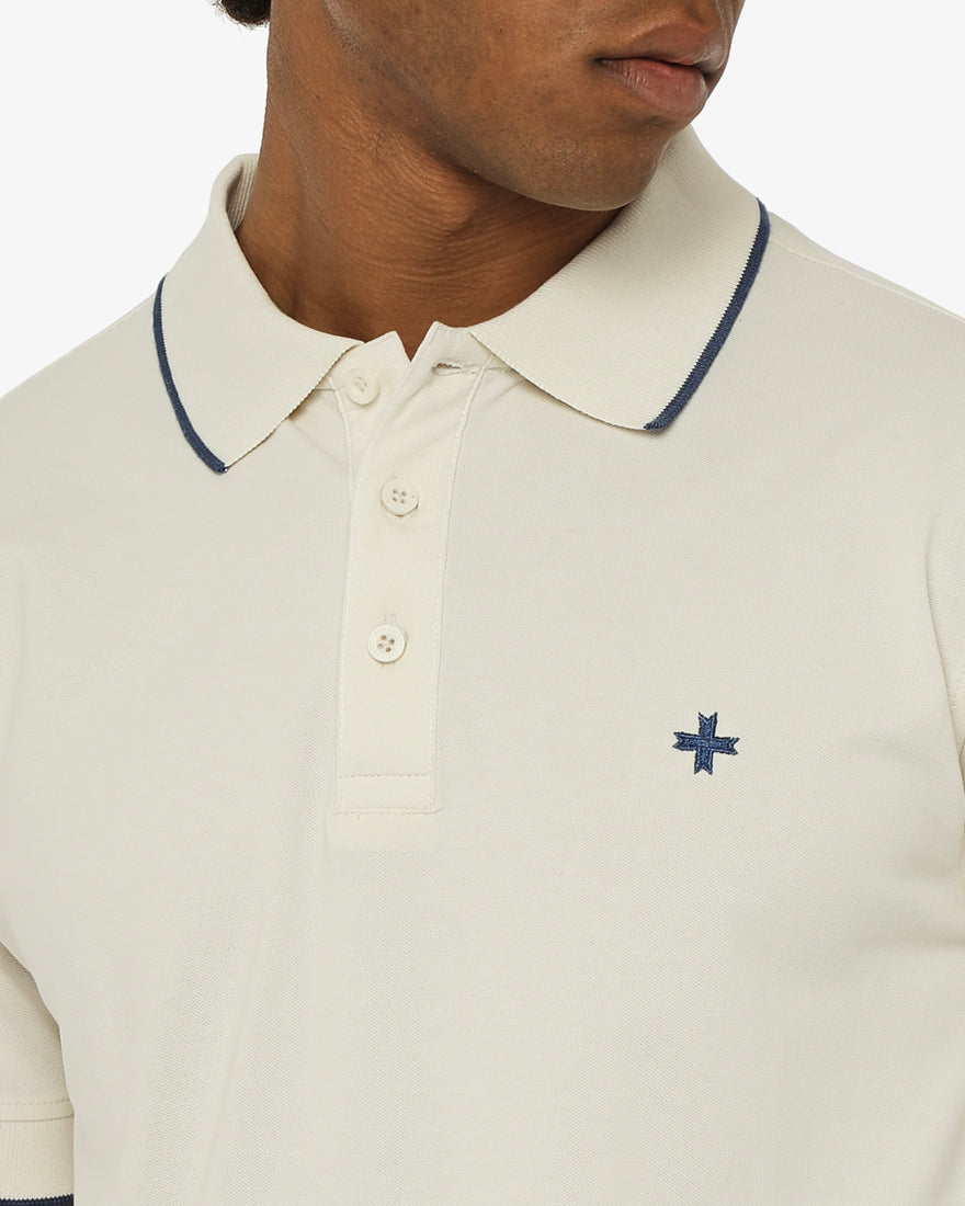 Polo in piquet elasticizzato