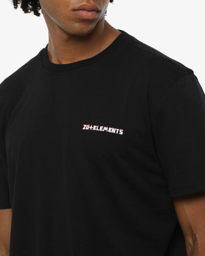 T-shirt girocollo maniche corte, stampa lato cuore logata