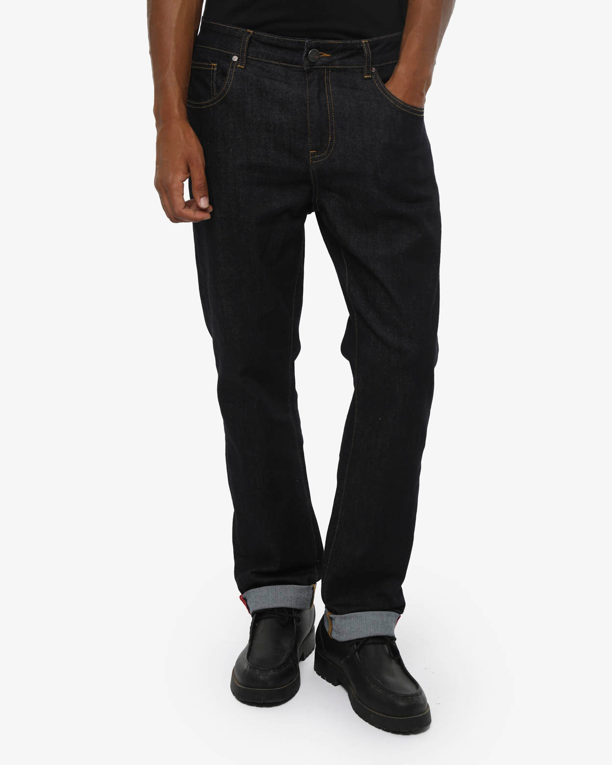 Jeans regular fit in tono deep blue