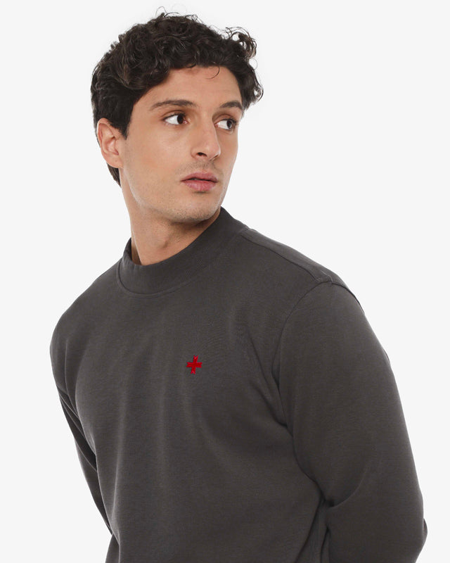 Felpa girocollo Micro-Logo