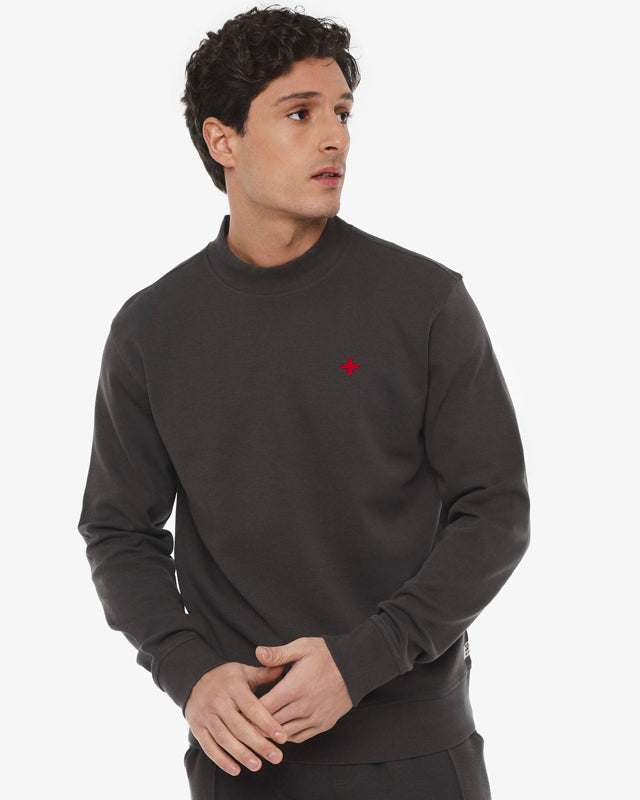 Felpa girocollo Micro-Logo