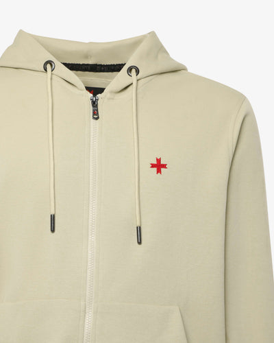 Felpa con zip e cappuccio