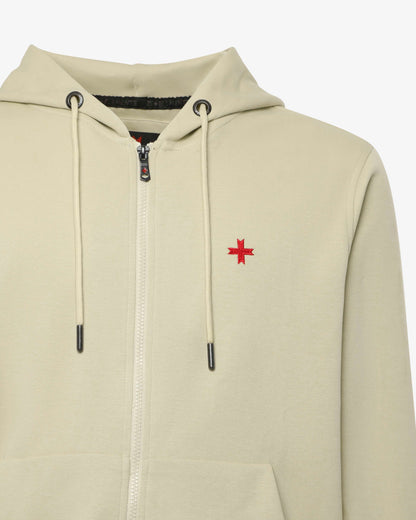 Felpa con zip e cappuccio