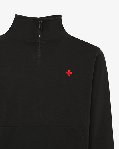 Felpa con zip e cappuccio