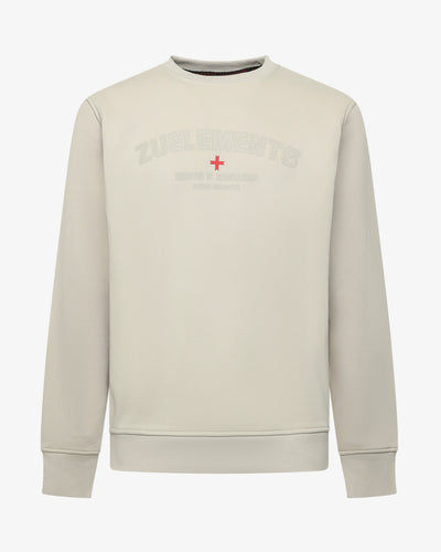 Felpa girocollo Design N' Research - fondo a costine