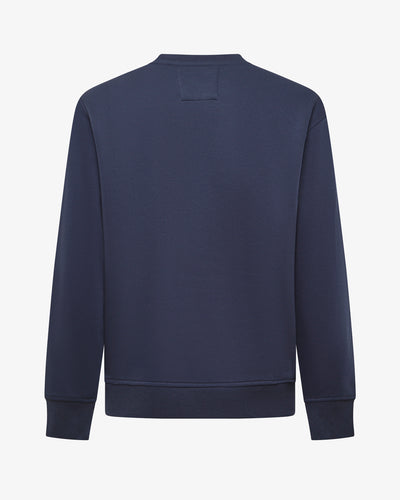 Felpa girocollo Design N' Research - fondo a costine