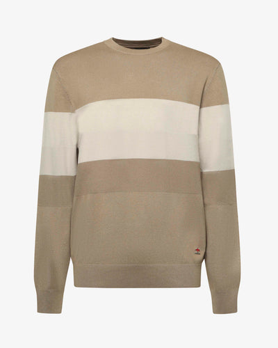 Maglia girocollo stripe