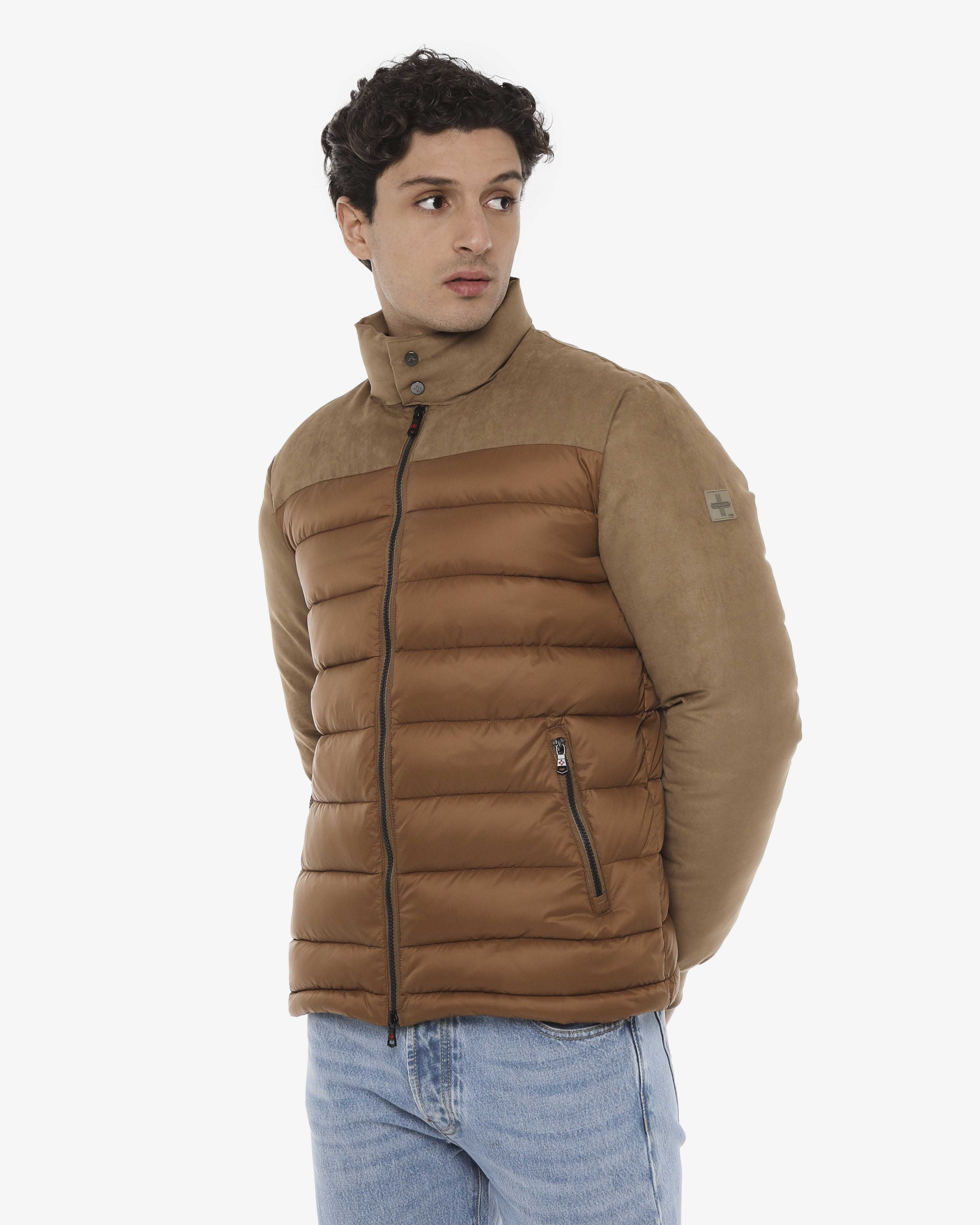 Giubbotto Zip Bicolore