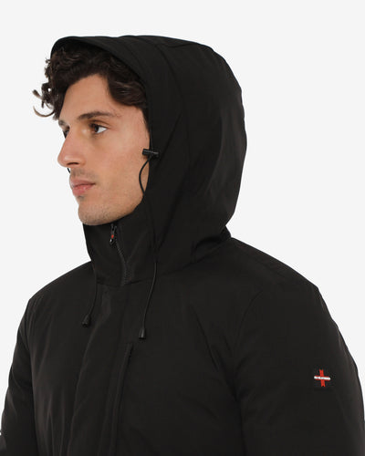 Giubbotto trapuntato con Zip e cappuccio