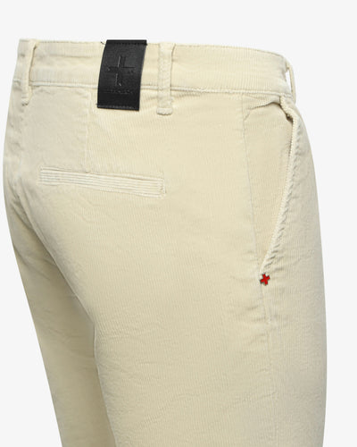 Pantaloni chino in velluto
