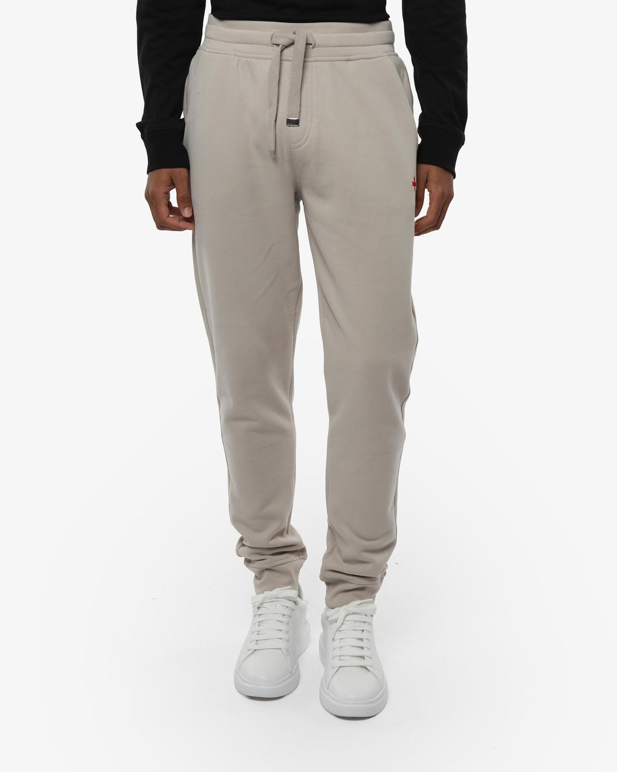 Pantaloni in felpa Carbon con logo ricamato