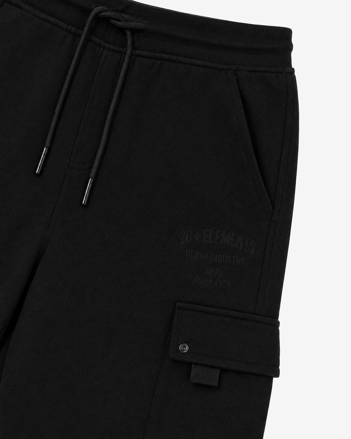 Pantaloni cargo in felpa con rivetti