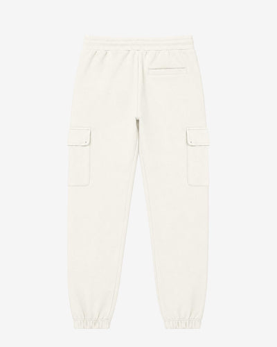 Pantaloni cargo in felpa con rivetti