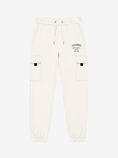 Pantaloni cargo in felpa con rivetti