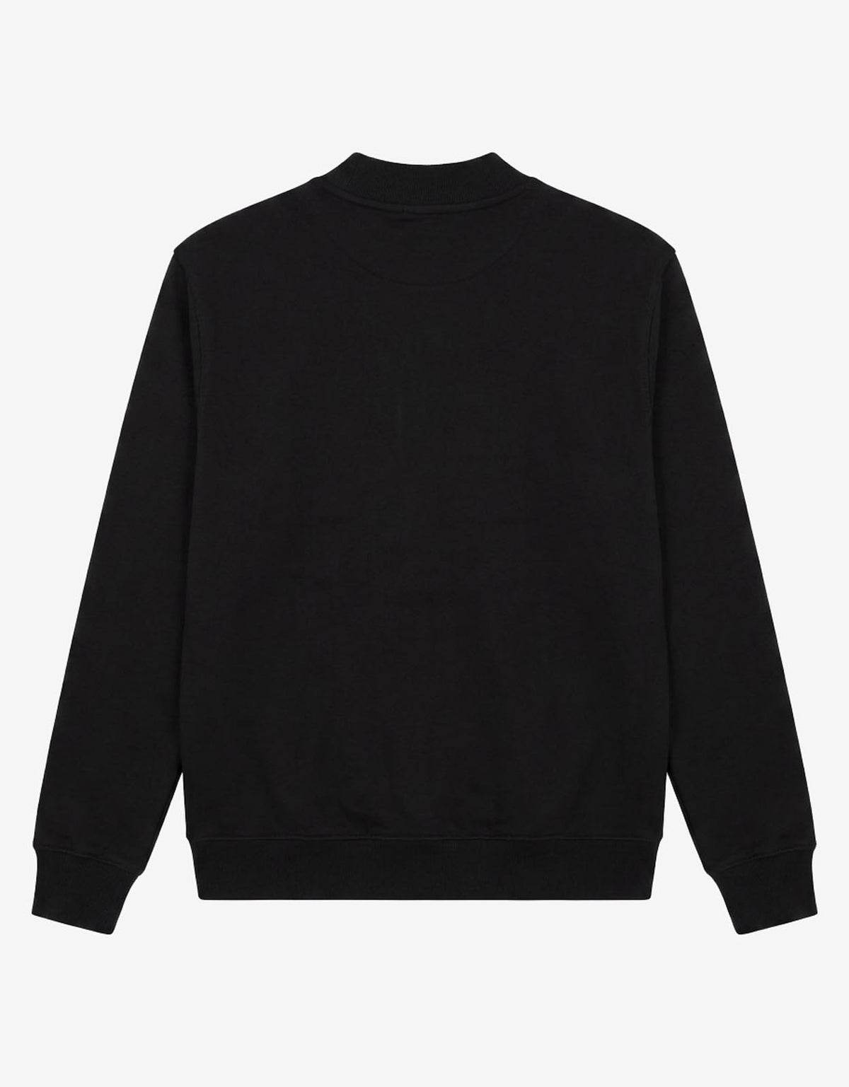 Felpa girocollo in neoprene con ricamo