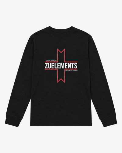 T-shirt a maniche lunghe con stampa logata