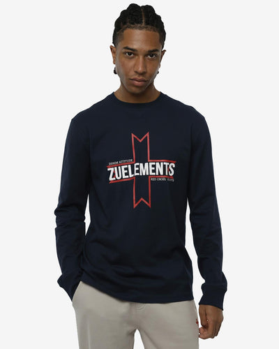 T-shirt a maniche lunghe con stampa logata