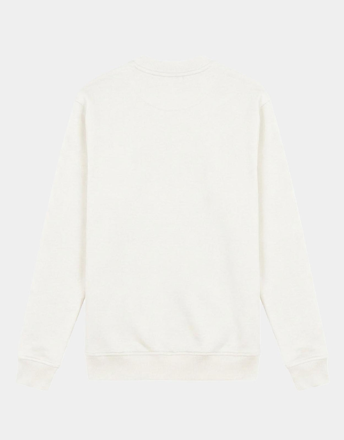 Felpa girocollo relaxed fit con ricamo in tono