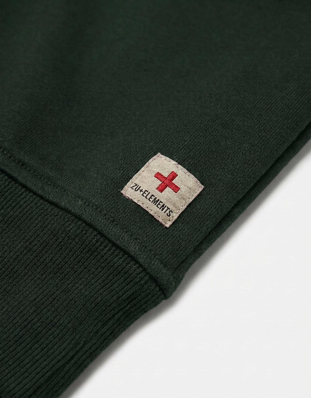 Felpa girocollo relaxed fit con ricamo in tono