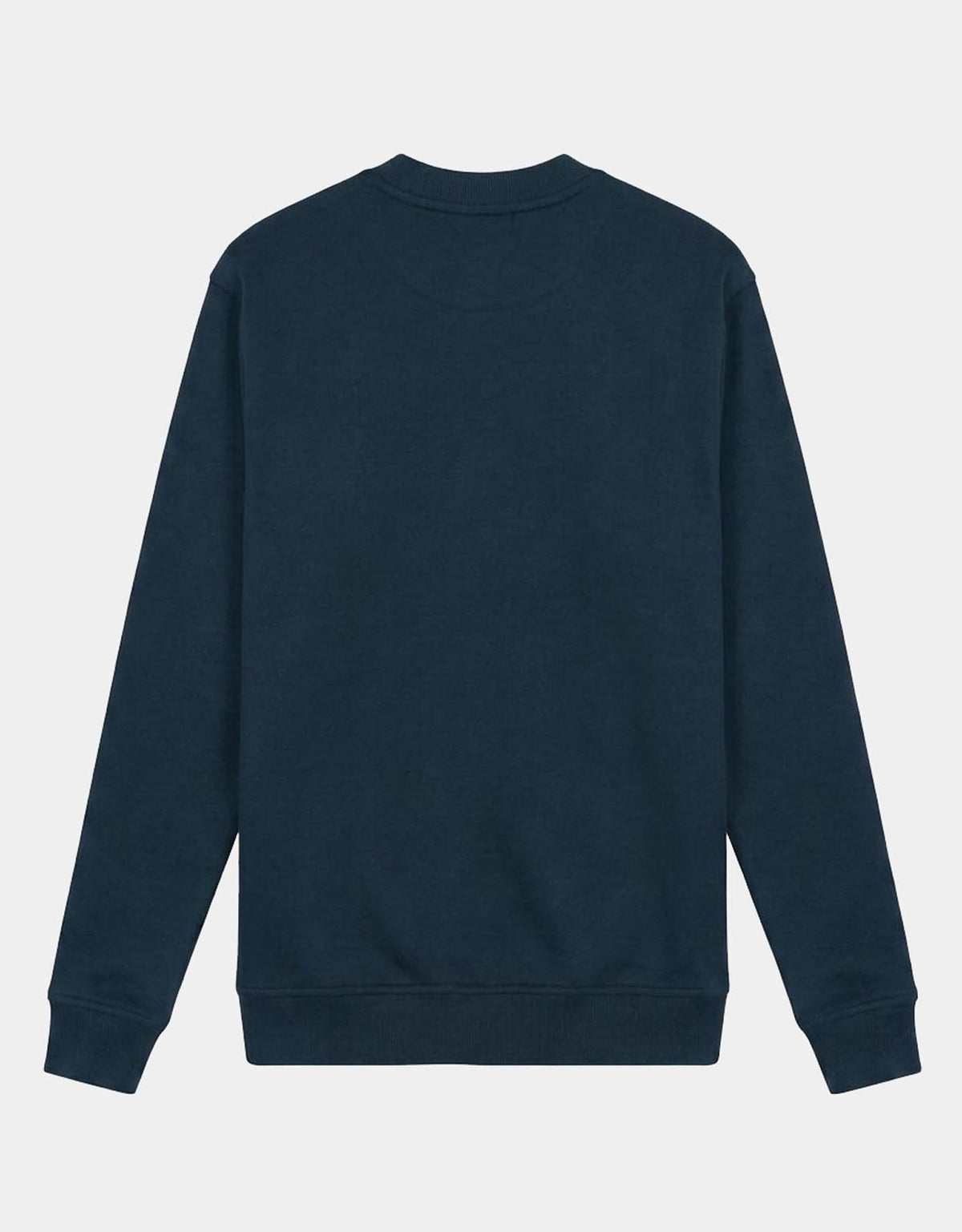 Felpa girocollo relaxed fit con ricamo in tono